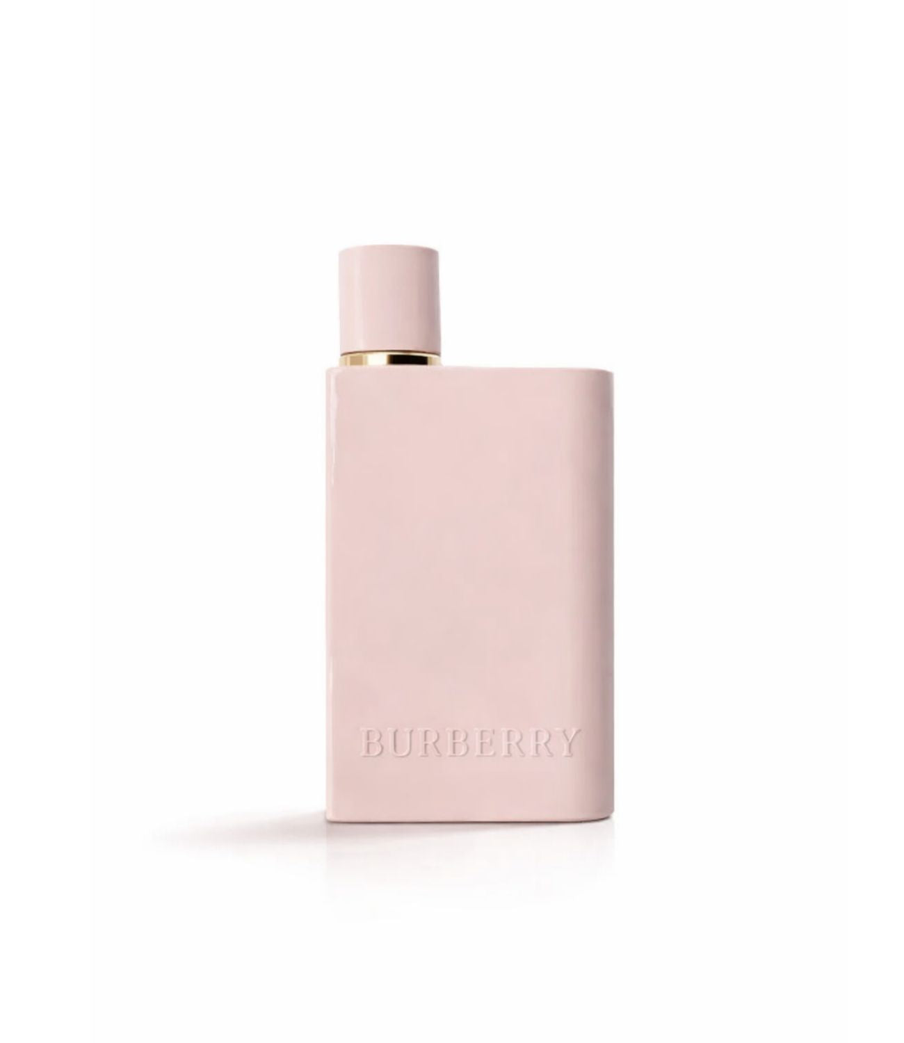 Burberry Her Elixir perfume bottle minimalist scene